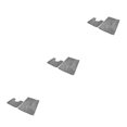 thumbnail image 4 of kurtrusly 1/2/3 Polyester Chenille Rug Carpet With Soft Texture Good Stepping Feeling And Strong Grip Prompt Deep Grey 50*80+50*50 3PCS, 4 of 6