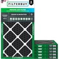 thumbnail image 1 of Filterbuy 10x20x1 MERV 8 (MPR 600) Odor Eliminator, Pleated HVAC AC Furnace Air Filters (6-Pack), 1 of 8