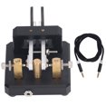 thumbnail image 2 of Double Paddle Morse Code Key, Portable Morse Code Double Paddle Auto Electric Key CW Morse Practice Key For Training, 2 of 8