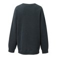 thumbnail image 4 of Hauts à Manches Longues pour Femmes Mode Décontractée Imprimé de l'Action de Grâce Blouse Ample à Manches Longues Col Rond Chandail Décontracté, 4 of 4