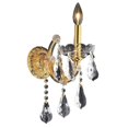 thumbnail image 1 of Elegant Lighting Maria Theresa Transitional Gold Wall Sconce 1 Light E12 Bulb, 1 of 1