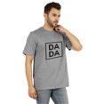 thumbnail image 2 of Inkmeso Men's Graphic Printed Da Da€ Quotes First Time Daddy Tshirt Cotton Jersey Tee, 2 of 7