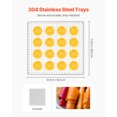 thumbnail image 3 of VEVOR 10 Trays Food Dehydrator Machine Stainless Steel 1000W Jerky Meat Fruit Drying, 3 of 9