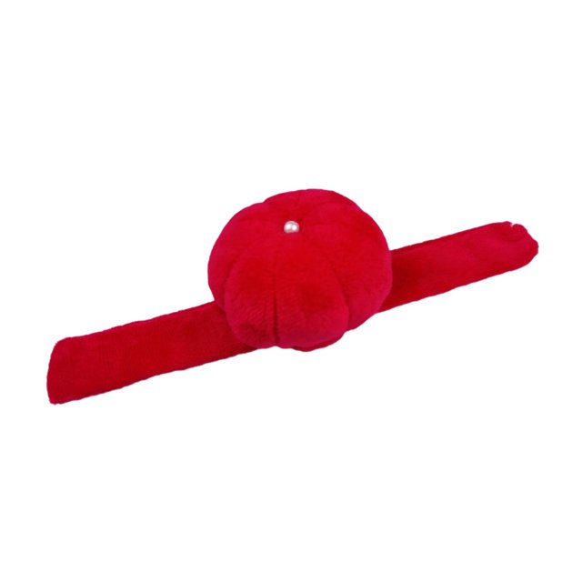 GUOOL Wrist Pin Cushion Band Sewing Needle Cushion for Needlework DIY Craft Sewing Red