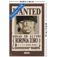 thumbnail image 2 of One Piece - Roronoa Zoro Wanted Poster Wall Poster, 22.375" x 34" Framed, 2 of 4