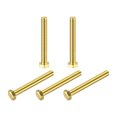 thumbnail image 1 of Unique Bargains Brass Hex Bolts, M5x40mm 5 Pack Fully Thread Grade 4.8 Machine Screws, 1 of 4