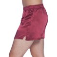 thumbnail image 3 of Intimo Boxer en Soie Classique Homme Bordeaux, 3 of 4