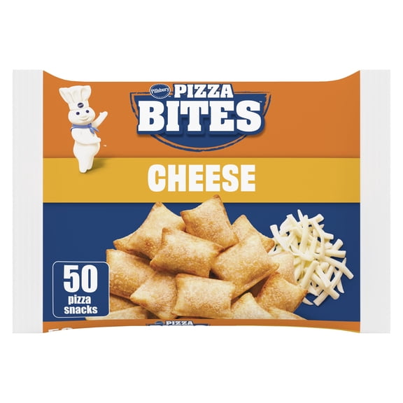 Pillsbury Pizza Bites, saveur fromage, collations pizza surgelées, 693 g, Contient : Blé, Lait, Soya. Peut contenir : Moutarde 693 g