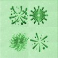 thumbnail image 1 of Ahgly Tapis d'Intérieur Lavable en Machine Carré Vert Clair, 6 Pieds Carré, 1 of 7