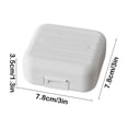 thumbnail image 3 of EGNMCR Daily Organizer 7 Compartments Portable Proof Small Case For Pocket Purse Travel Box Portable Vitamin Fish Oil Container material compartment storage, 3 of 6
