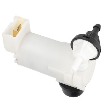 Pompe de Lave-Glace Automobile, Durable et Fiable, Remplacement Parfait pour Votre Ancien, Blanc + Noir, Adapté pour