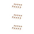 thumbnail image 3 of mmirethe Shoe Repair Replacement Dowels High Heel Tips Taps Pads Enhanced Performance Apricot Fine 12mm 12mm Thin Pin 3Set, 3 of 6