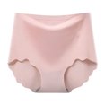 thumbnail image 1 of Plebaso Culottes Taille Haute Sans Coutures pour Femmes, Anti-Fuites, Couvrance Totale, Culottes Invisibles pour Dames, 1 of 5