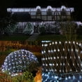 thumbnail image 2 of Estbridge Halloween/Christmas Net Lights Outdoor  6.6FT x 6.6FT 144 LED Fairy String Light with 8 Lighting Modes  Connectable Light for Garden Tree Bushes  Holiday Wedding Party Decoratio, 2 of 7