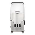 thumbnail image 3 of Riforla Protège-Bagage Housse de Valise Transparente Housse de Valise Protectrice Housse de Bagage Imperméable pour Rangement Textile de Maison à Roulettes Transparent S, 3 of 9