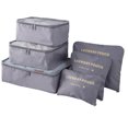 thumbnail image 1 of Cheers 6 Pcs/Ensemble Sac de Tri de Vêtements Imperméable de Voyage Cube de Rangement pour Bagages, 1 of 6