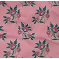 thumbnail image 4 of oneOone Organic Cotton Poplin Twill Fabric Leaves & Floral Block Printed Fabric 1 Yard 42 Inch Wide, 4 of 4