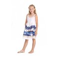 thumbnail image 5 of Fille Hawaiian Classique Empire Robe avec Sangle Élastique en Diamant Tête Palmiers Plage, 5 of 5