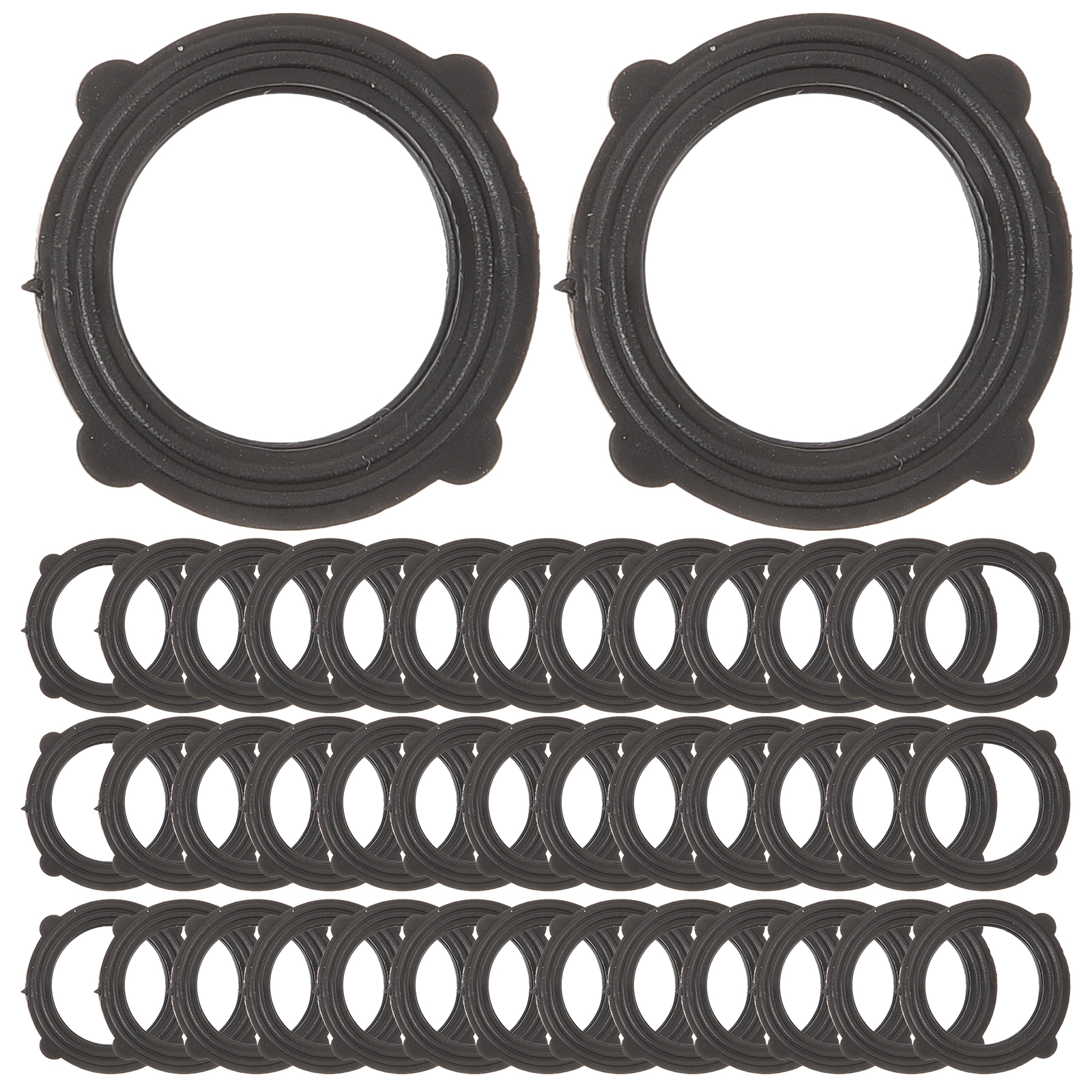30Pcs Black Rubber Garden Hose Washers Gasket for Preventing Leaks
