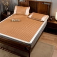 thumbnail image 4 of Chmadoxn Kitchen Gadgets, Kitchen Accessories, Kitchen Utensils, Summer Sleeping Mat, Foldable Rattan Summer Sleeping Mat, Cool Mat For Cooler Bed In Home School Dormitories. (1.5X2m) Cool Mattress, 4 of 6