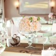 thumbnail image 2 of CHOK Artificial Flower Kissing Balls for Wedding Table Centerpieces 10Pcs 14.2 Large White Fake Roses Hydrangea Flower Arrangement, 2 of 7