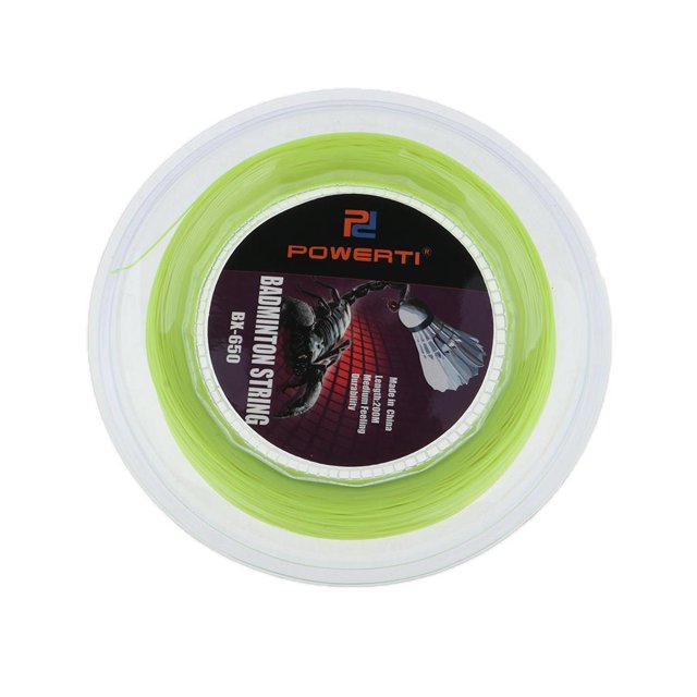 Baohd Highly Flexible Nylon Badminton Racket String Unmatched Fluorescent Yellow 200m
