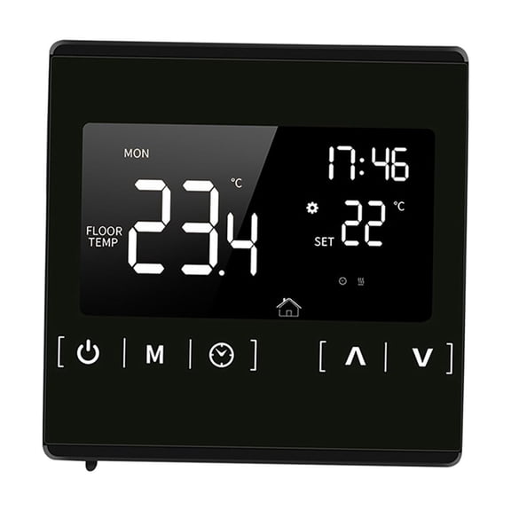 Smart LCD Touchscreen Thermostat For Home Programmable Electric Floor Heating System, Thermoregulator AC 85-250V Temperature ,Temperature calibrating