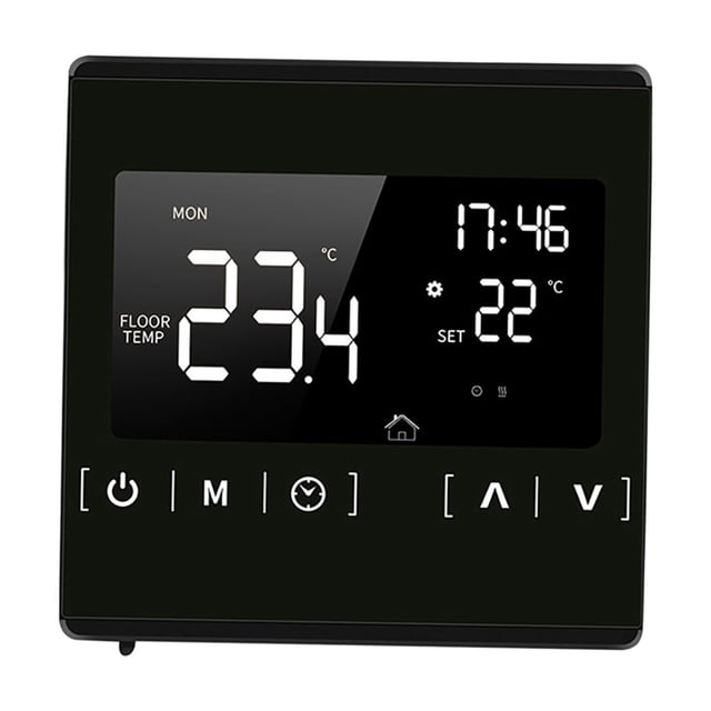 Smart LCD Touchscreen Thermostat For Home Programmable Electric Floor Heating System, Thermoregulator AC 85-250V Temperature ,Temperature calibrating