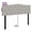 Grey, variant on Gymax Headboard for Queen & Full Size Bed Tufted Upholstered Head Board w/2AC Outlets Gray