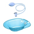 thumbnail image 4 of lionlar Foldable Toilet Sitz Bath 2000ml with Flusher Hip Basin Bidet Squat Blue with Flusher, 4 of 9