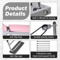 thumbnail image 4 of Foldable Pilates Reformer for Home Use, Reformer Pilates Machine with Springs,Pilates Pro Reformers Bed for Studio Apartment & Gym - Ideal for Beginners & Advanced Users, 4 of 9