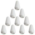 thumbnail image 1 of Esquirla 10Pcs White 4mm Plastic Toggle Switch Tips Knobs for ST SQ Electric Guitars, 1 of 8