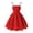 Red, variant on Summer Girls Dresses Solid Color Bow Knot Sleeveless Dress for Kids - for Parties and Everyday Wear