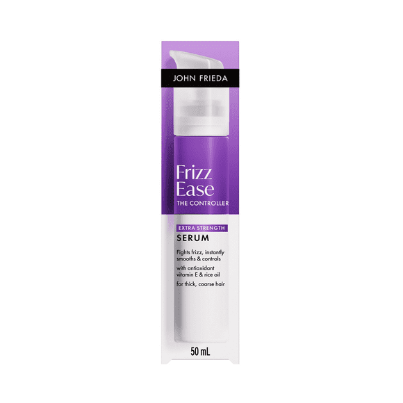 John Frieda Frizz Ease Extra Strength Serum for Frizz-Free Hair, Ideal for Thick, Coarse Hair