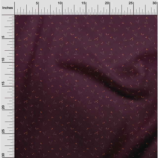 oneOone Cotton Cambric Fabric Carrot & Rabbit Face Animal Print Sewing Fabric BTY 56 Inch Wide