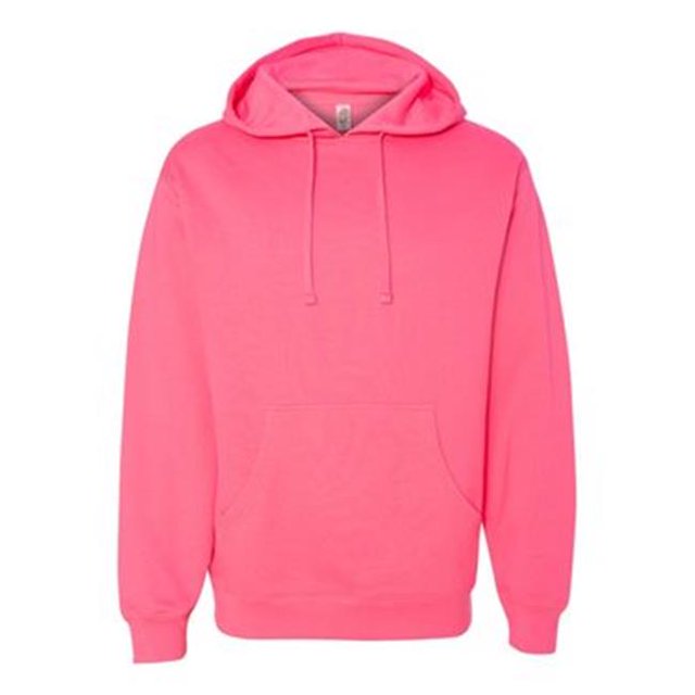 Sweat à Capuche Mi-Lourd, Rose Néon - 3TG