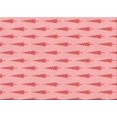 thumbnail image 1 of Ahgly Company Tapis Rectangulaire Lavable en Machine Intérieur Transitionnel Rose, 2 Pieds x 4 Pieds, 1 of 7