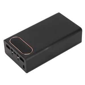 DIY  Portable Power Bank Case L12 Mobile Battery Charger 12 Batteries Capacity with 2 LED Lights LCD Display for IOS    Daily Use