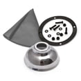 thumbnail image 1 of Vertical Shift or Emergency Brake Grey Boot, Black Ring & Cap, 1 of 1