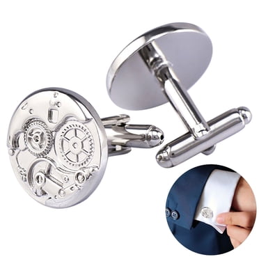 Men's Cufflinks Fashion Gear Cuff Links Shirt Cufflinks for Business Wedding