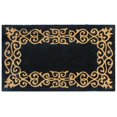 thumbnail image 1 of Home Décor Inc. Fancy Scroll Coir Doormat – 18" x 30", Durable, Natural Fiber, Anti-Skid Backing, 1 of 3