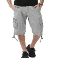 thumbnail image 1 of Button-Zipper Closure Cargo Shorts for Men with Pockets, 1 of 6