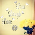 thumbnail image 1 of TIMIFIS Wall Stickers Live Laugh Love Quote Removable Wall Art Stickers Mirror Decal DIY Room Decor B Fall Decorations For HomeFall, 1 of 3