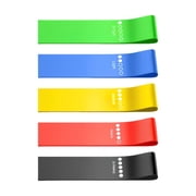 High Elasticity Resistance Band for Strength Training Unisex Yoga Fitness for Lifting and Leg Shaping Versatile Exercise Loop for Home and Outdoor Workouts 5PCS