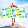 thumbnail image 1 of Microfiber Beach Towel Super Colorful Bath Towel Sandproof Beach Blanket Multi-Purpose Towel For Travel Swimming Pool 27x59 Inch, 1 of 7