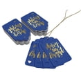 thumbnail image 3 of Inkdotpot Gold Foil Paper Hang Tags Merry And Bright Christmas Favor Tags 100 Pieces, 3 of 6