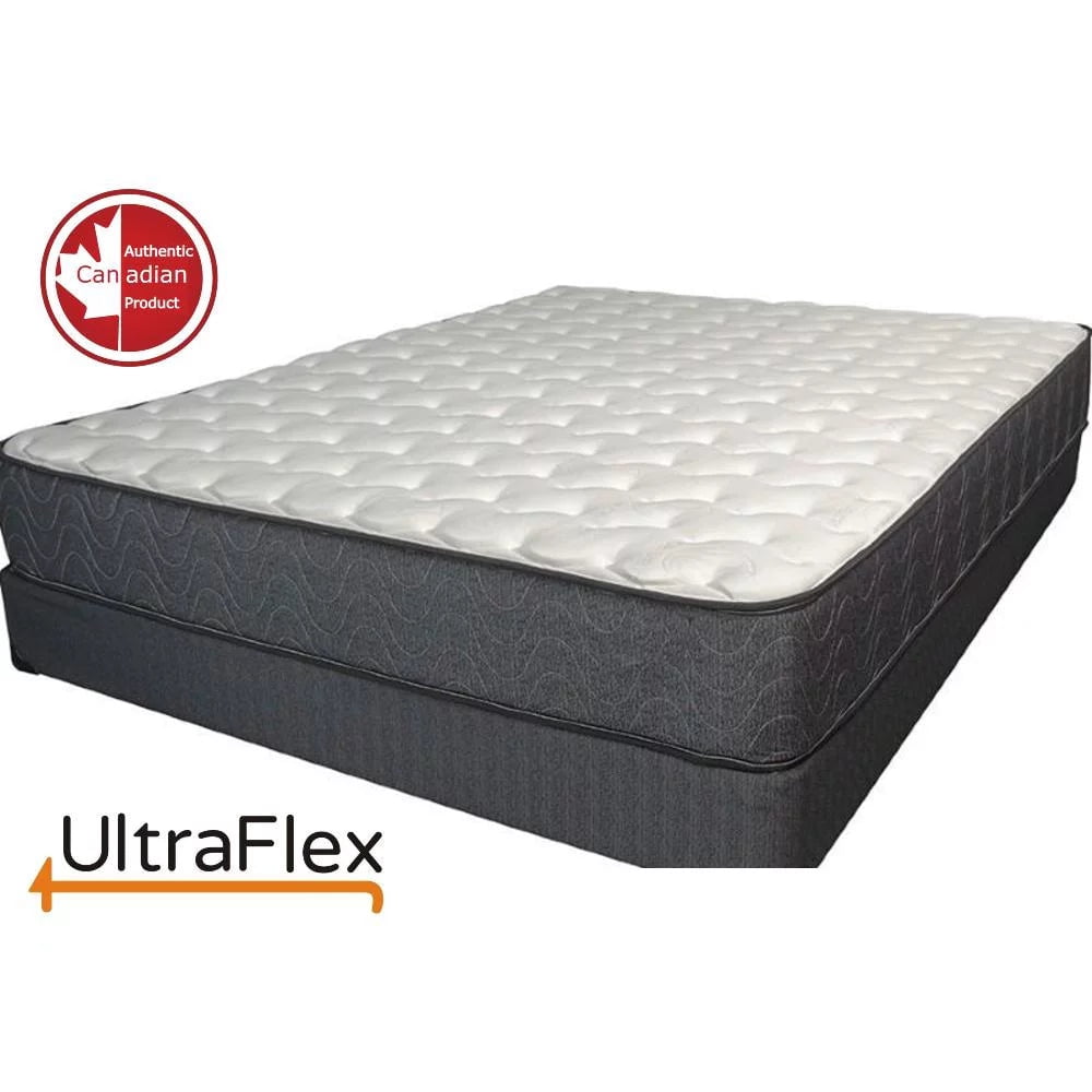 Ultraflex INSPIRE PLUS Mattress SET- Orthopedic Luxury Gel Memory Foam, Optimal Comfort, Breathable, Eco-friendly Mattress (Made in Canada) With Deluxe Box Spring Foundation