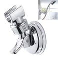 thumbnail image 1 of Agiferg Shower Head Handset Holder Chrome Bathroom Wall Mount Adjustable Suction Bracket, 1 of 6