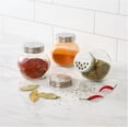 thumbnail image 2 of Trudeau Marshall Spice Jar, 210ml, Glass, Stainless Steel Sugar or Spice Shaker, 2 of 4