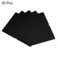 thumbnail image 3 of Unique Bargains Blank Greeting Cards,50pack Favor Decor Foldable Blank Card ,Black Card Paper, 3 of 5